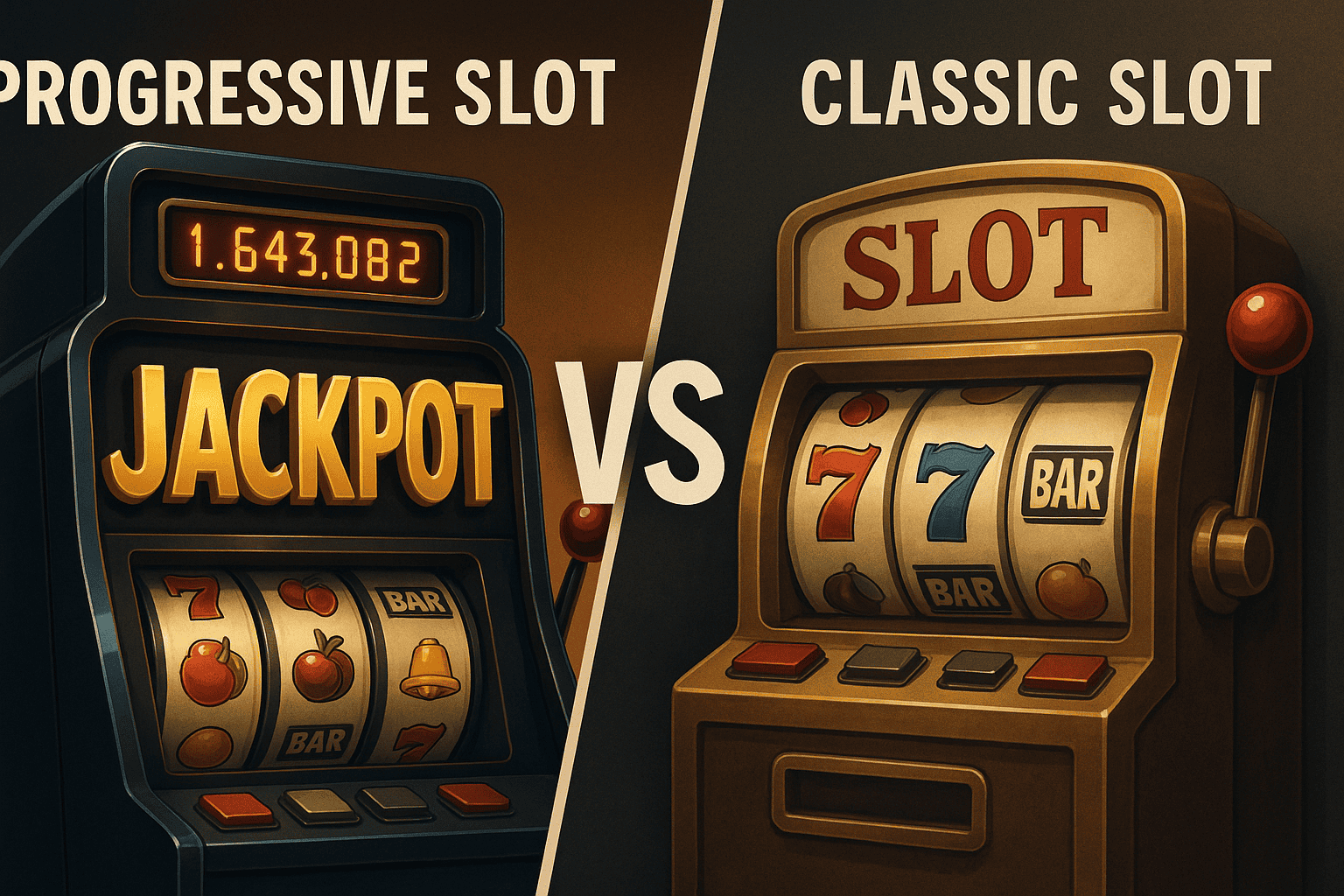 Perbedaan Antara Slot Progresif dan Slot Klasik